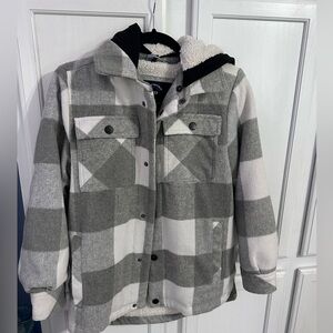 Boys Urban Republic Flannel Jacket L 14/16